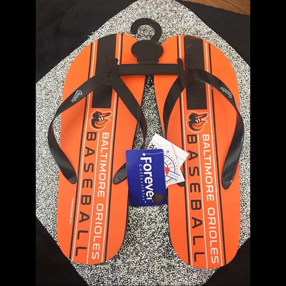 BALTIMORE ORIOLES FLIP FLOPS BRAND NEW SIZE 11